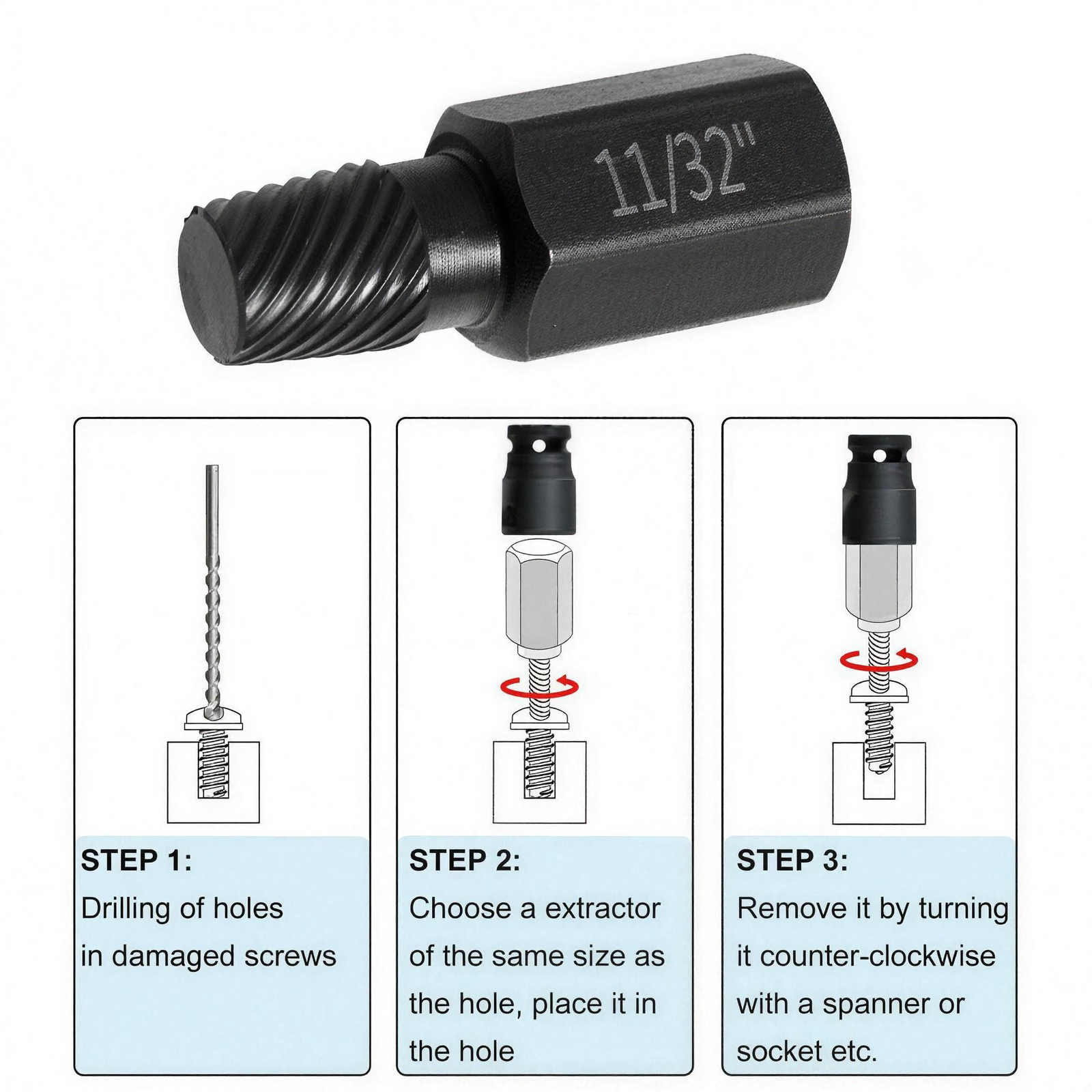 The Allen socket rounded out